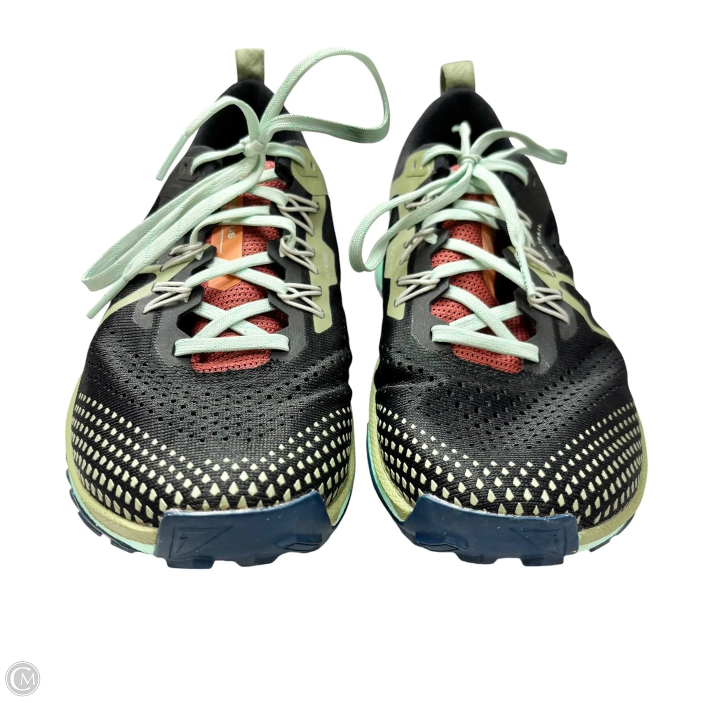 Shoes Athletic By Nike In Black & Green, Size: 7.5
