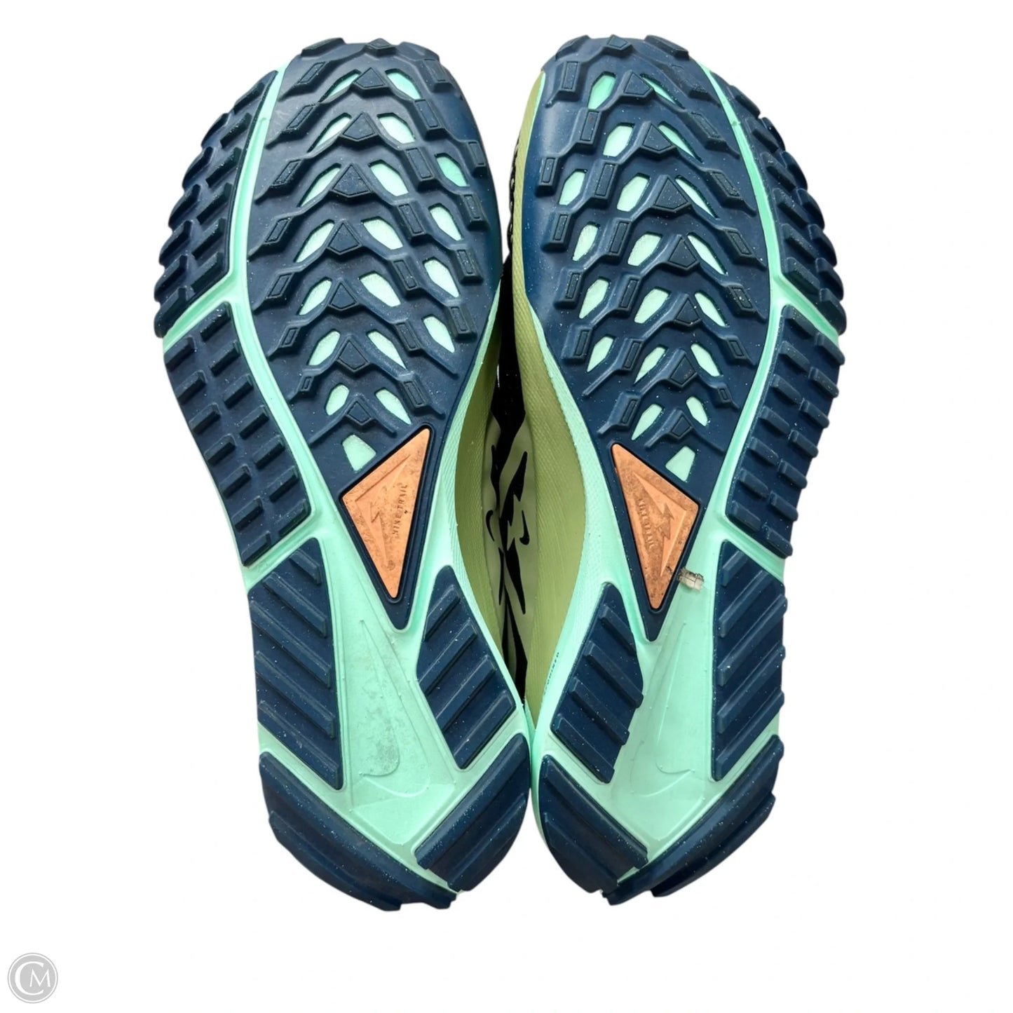 Shoes Athletic By Nike In Black & Green, Size: 7.5