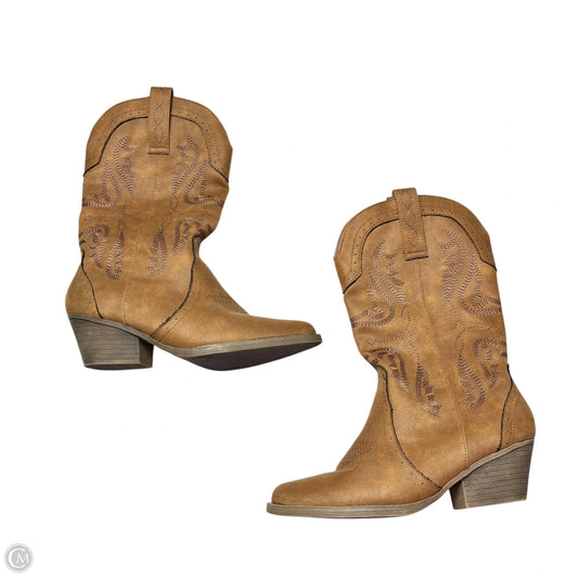 Boots Western By Sugar In Brown, Size: 9