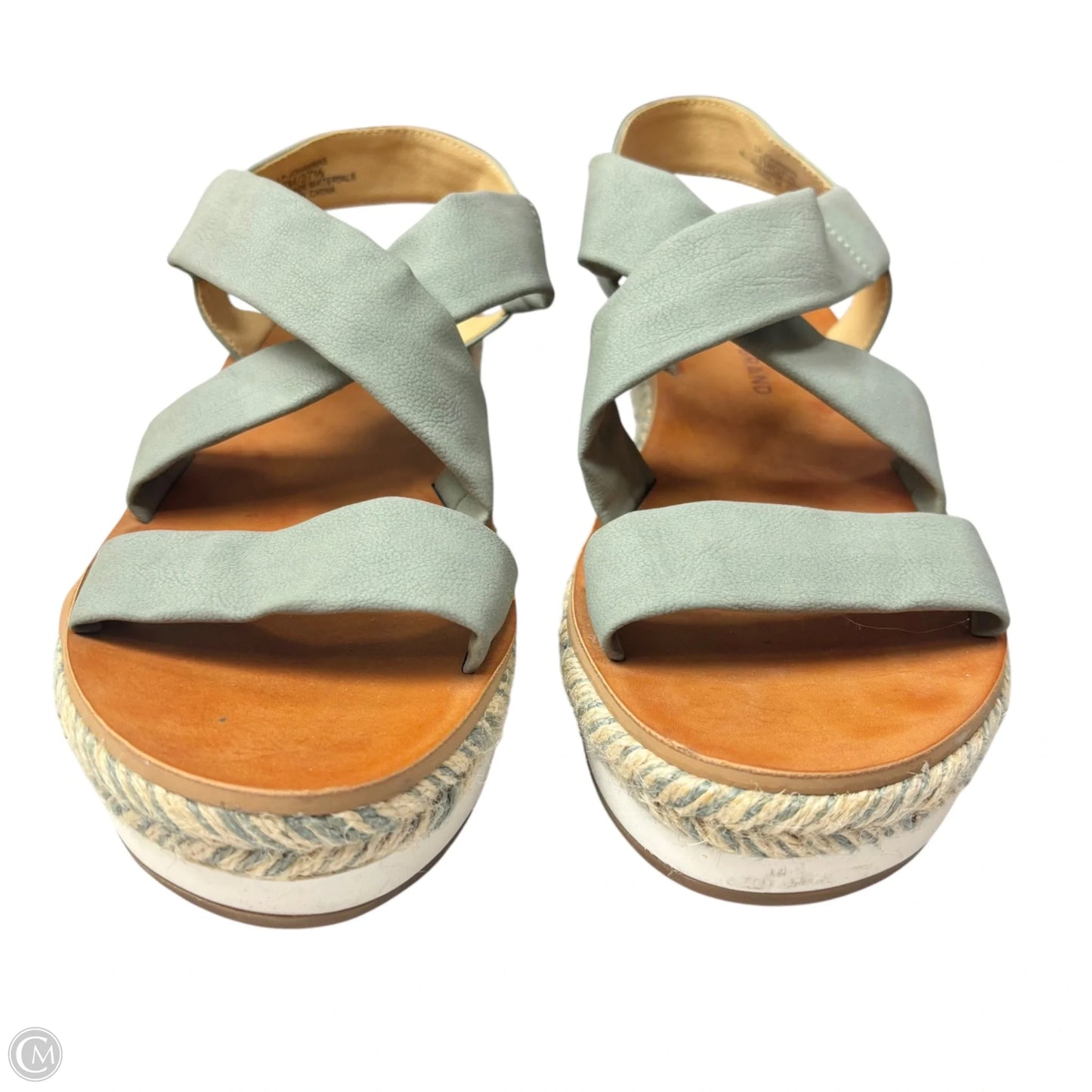Sandals Flats By Lucky Brand In Teal, Size: 7