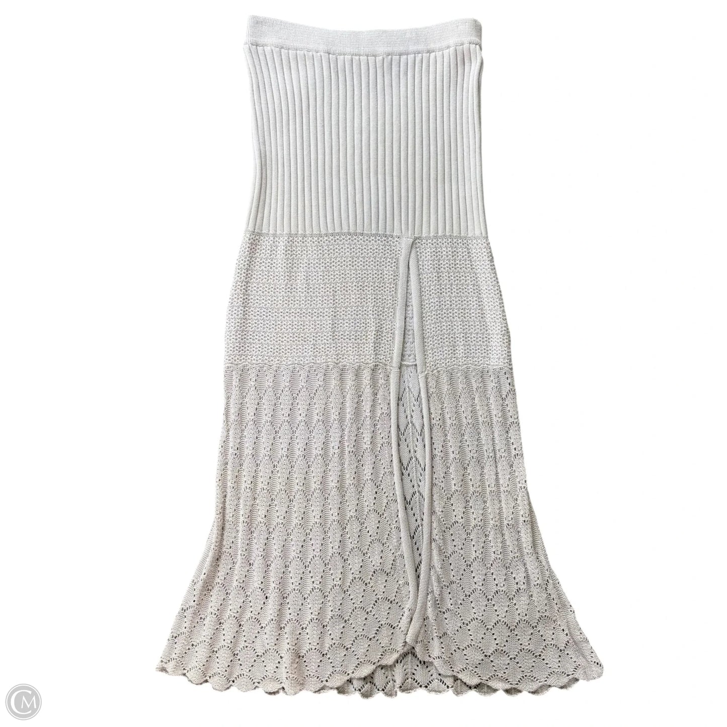 Skirt Midi By Free People In Beige, Size: Xl