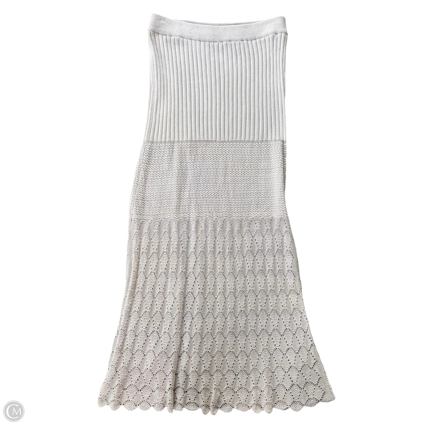 Skirt Midi By Free People In Beige, Size: Xl
