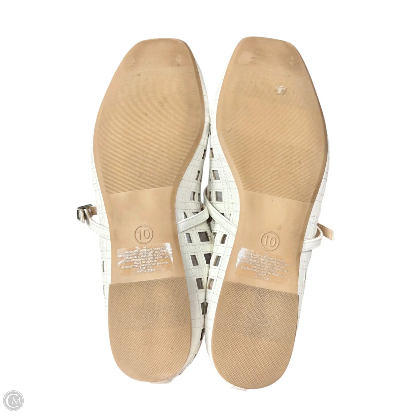 Shoes Flats By Wild Fable In White, Size: 10