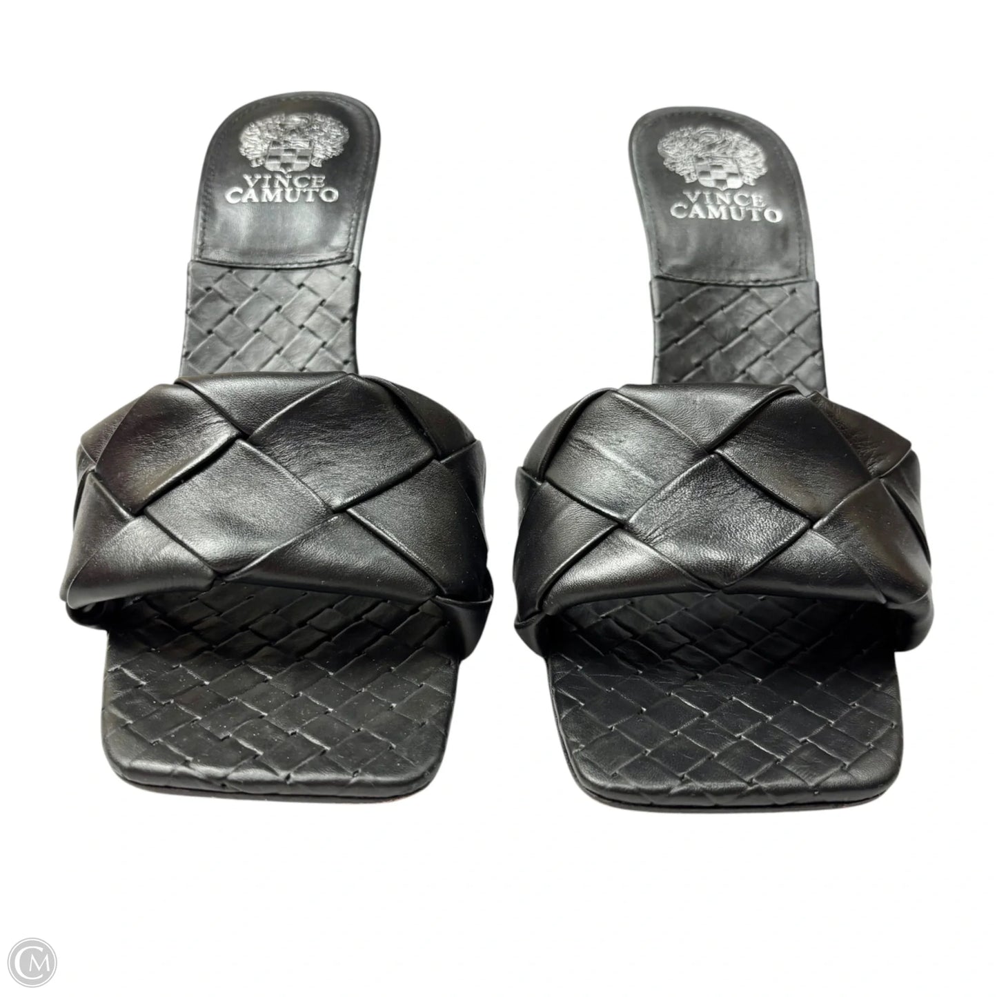 Sandals Heels Kitten By Vince Camuto In Black, Size: 9