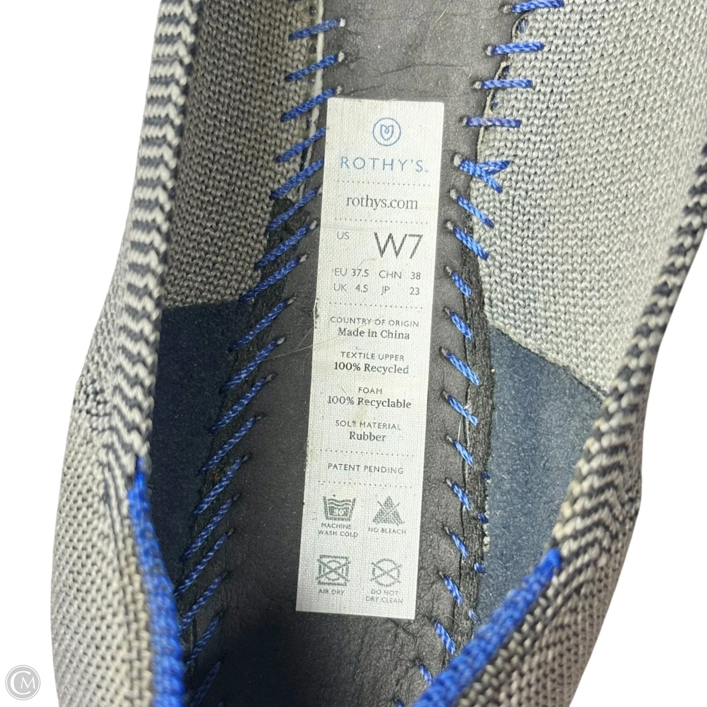 Shoes Flats By Rothys In Grey, Size: 7