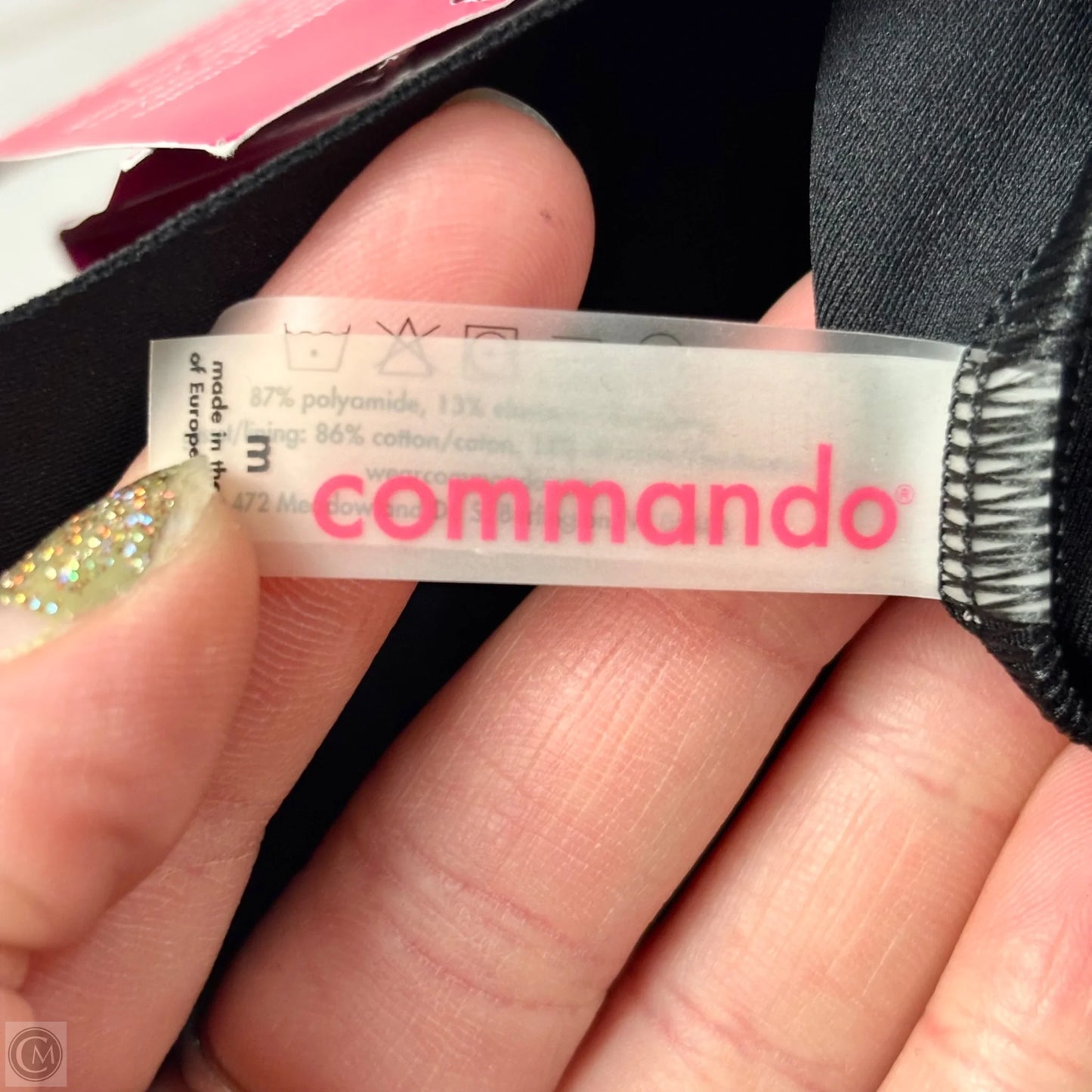 Bodysuit By Commando In Black, Size: M