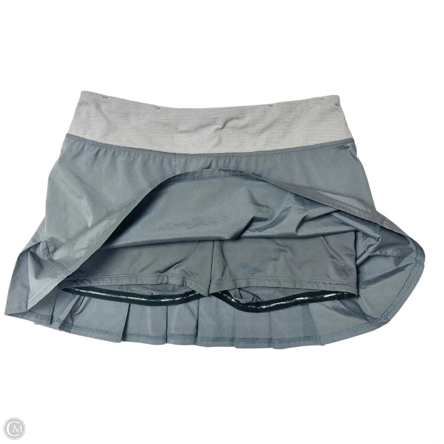 Athletic Skort By Lululemon In Grey, Size: 6