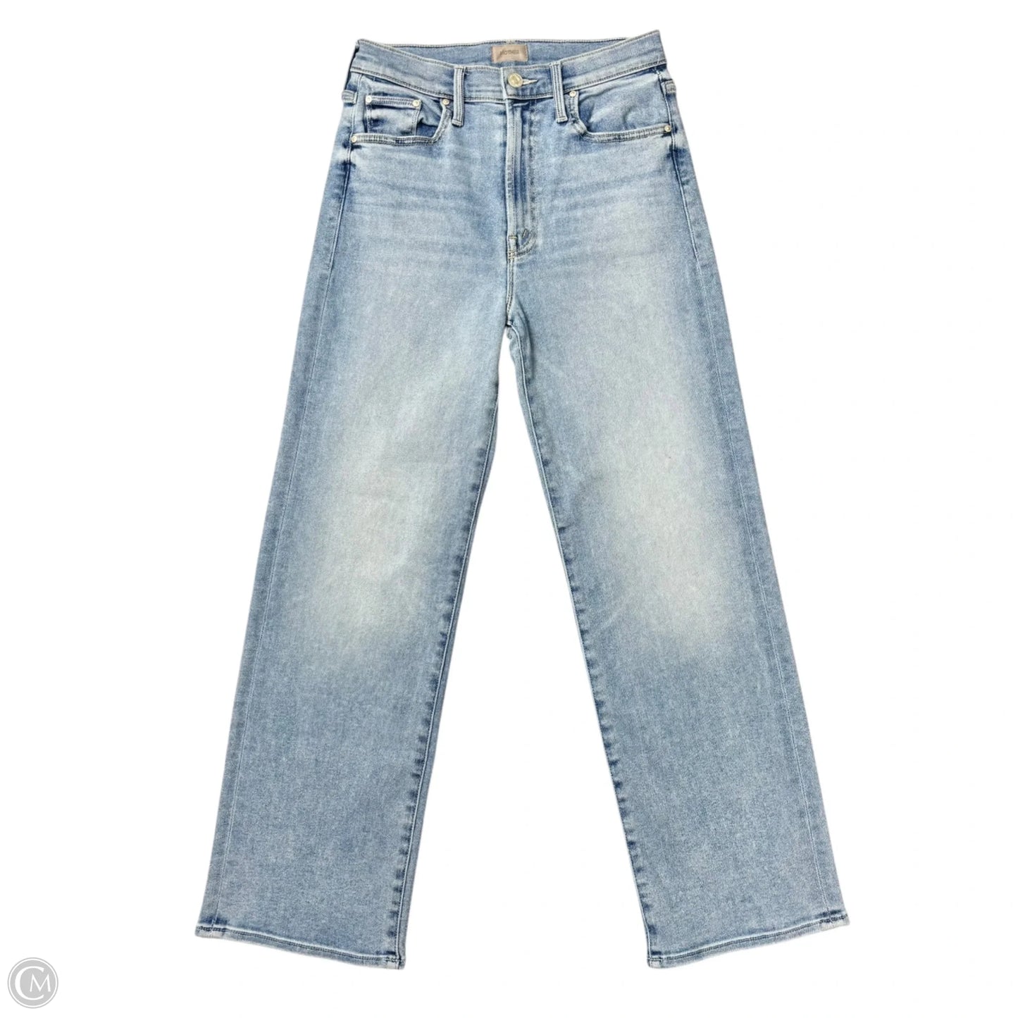 Jeans Straight By Mother In Blue Denim, Size: 2