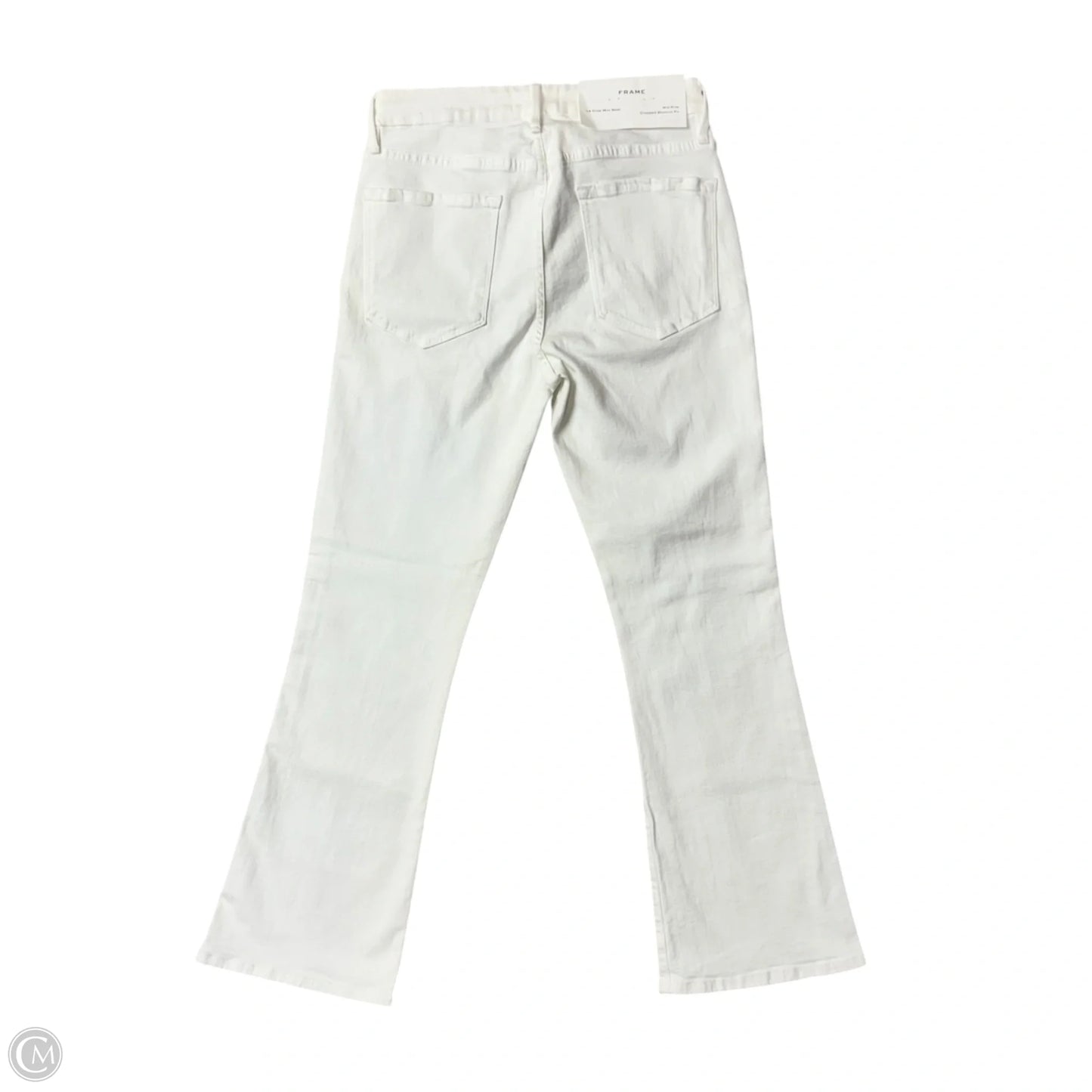 Jeans Boot Cut By Frame In White, Size: 8