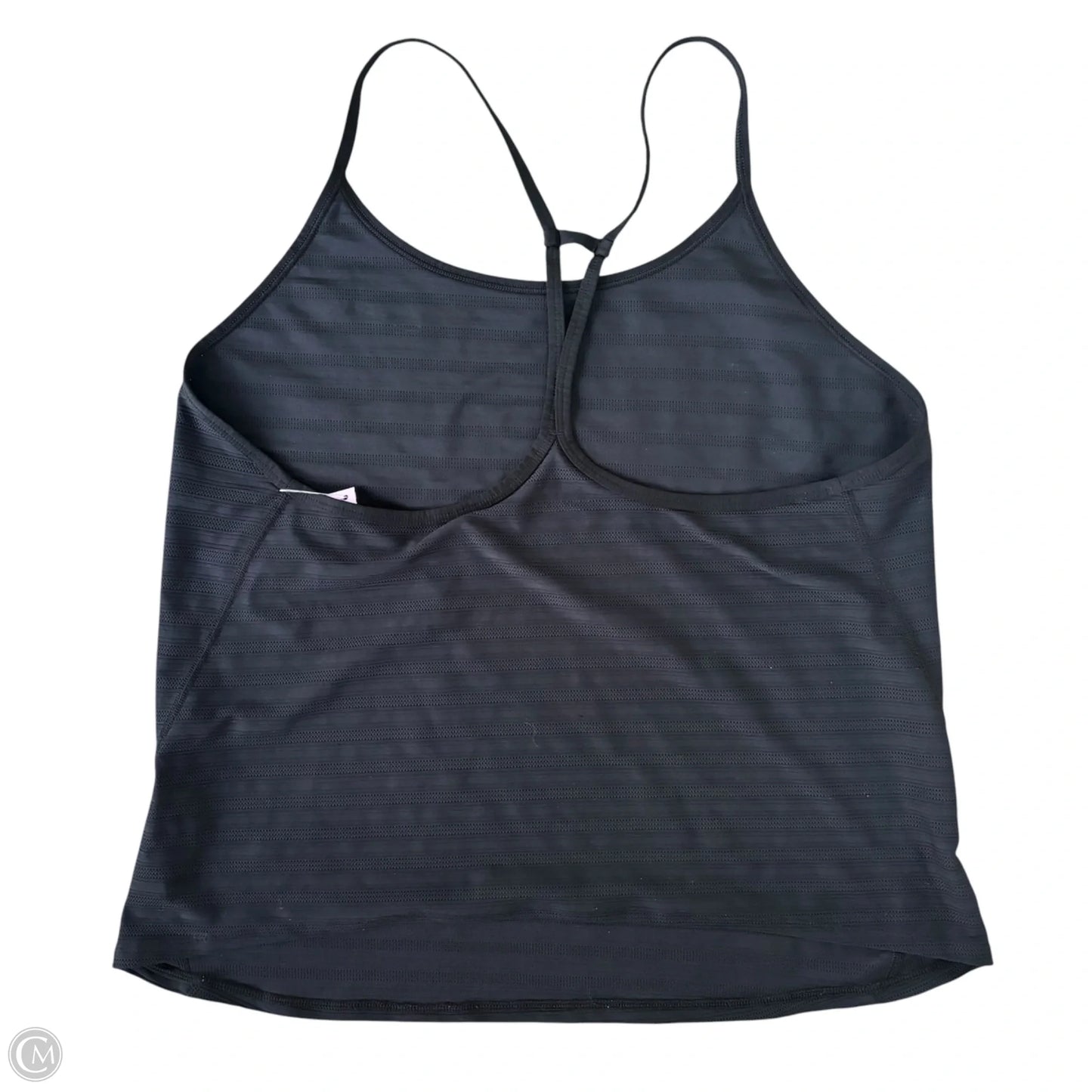 Athletic Tank Top By Nike Apparel In Black, Size: L