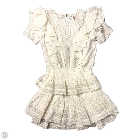 Dress Casual Midi By Loveshackfancy In White, Size: Xs