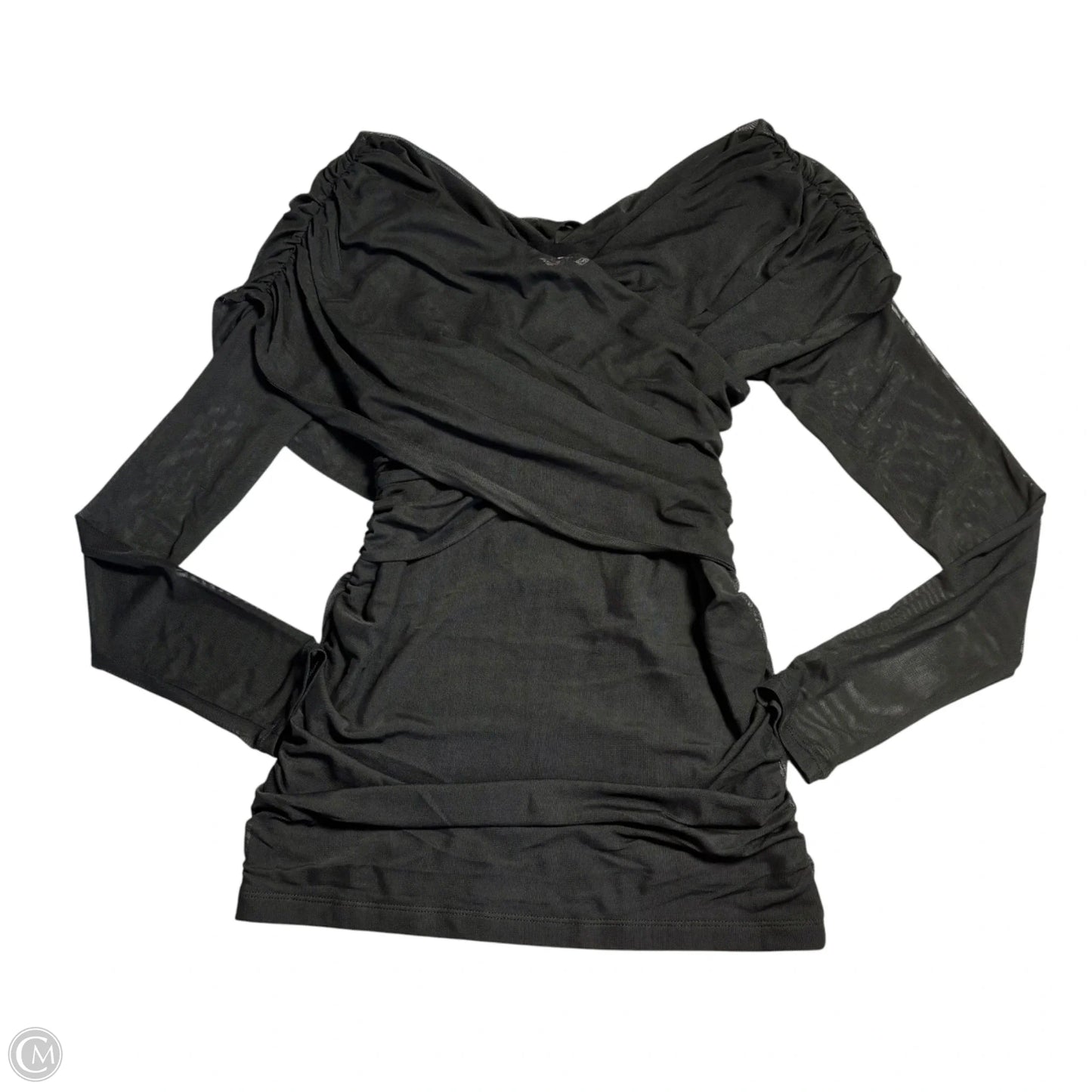 Top Long Sleeve By Loft In Black, Size: M
