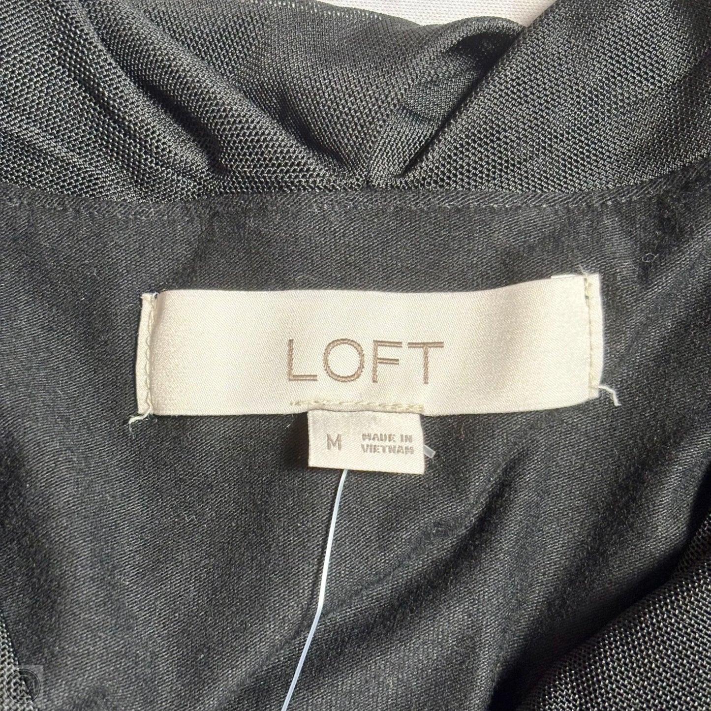 Top Long Sleeve By Loft In Black, Size: M
