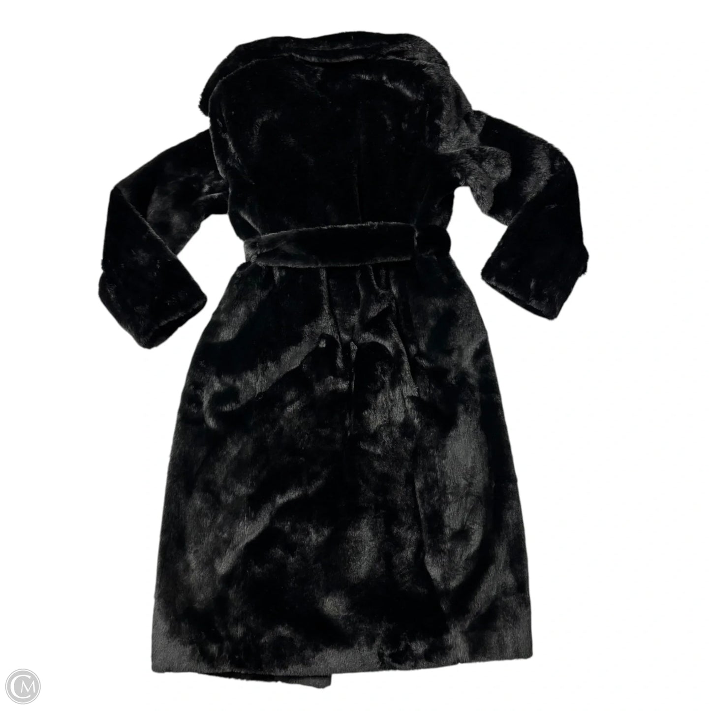 Coat Faux Fur & Sherpa By Express In Black, Size: M