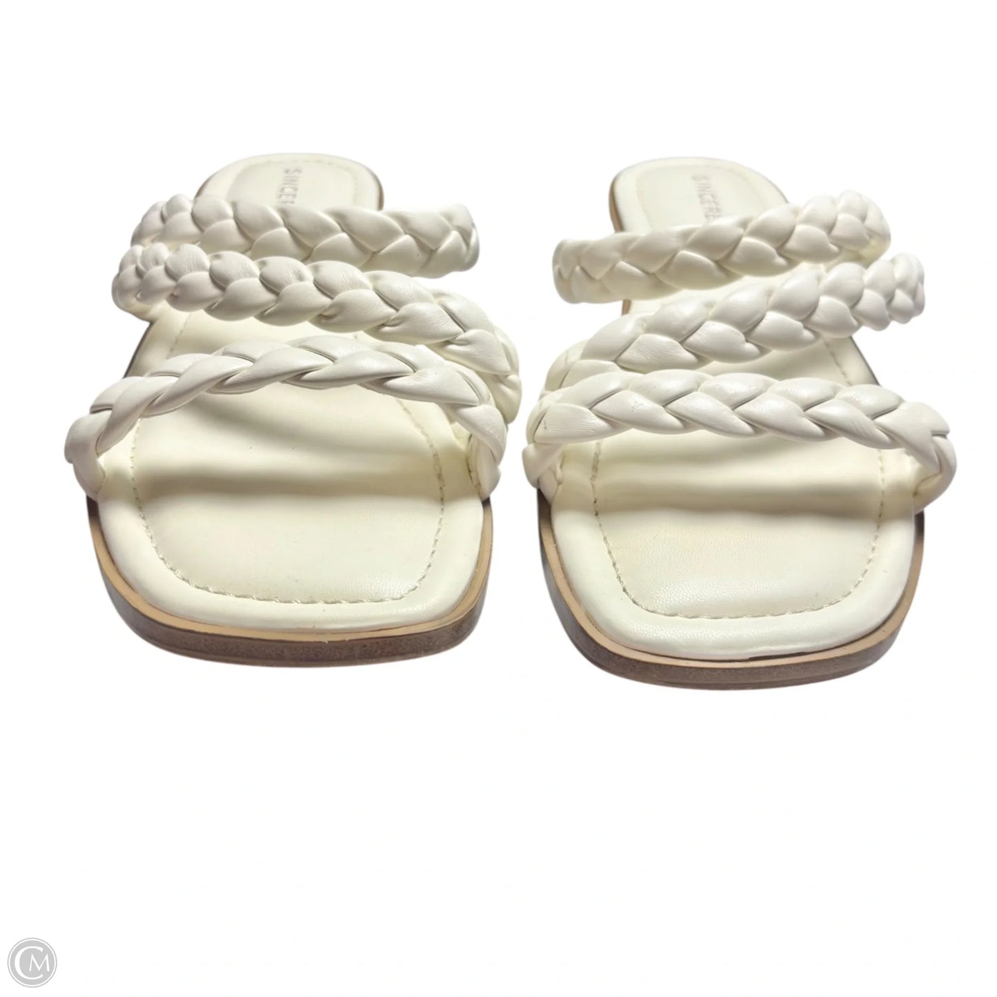 Sandals Flats By Sincerely Jules In White, Size: 7.5
