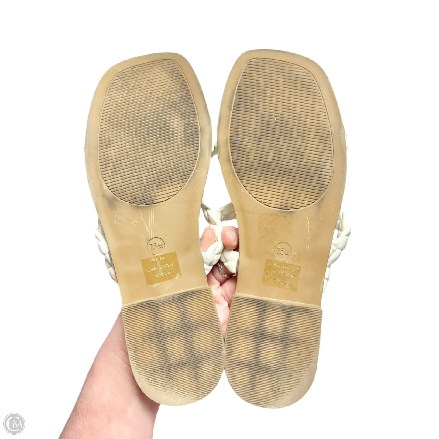 Sandals Flats By Sincerely Jules In White, Size: 7.5