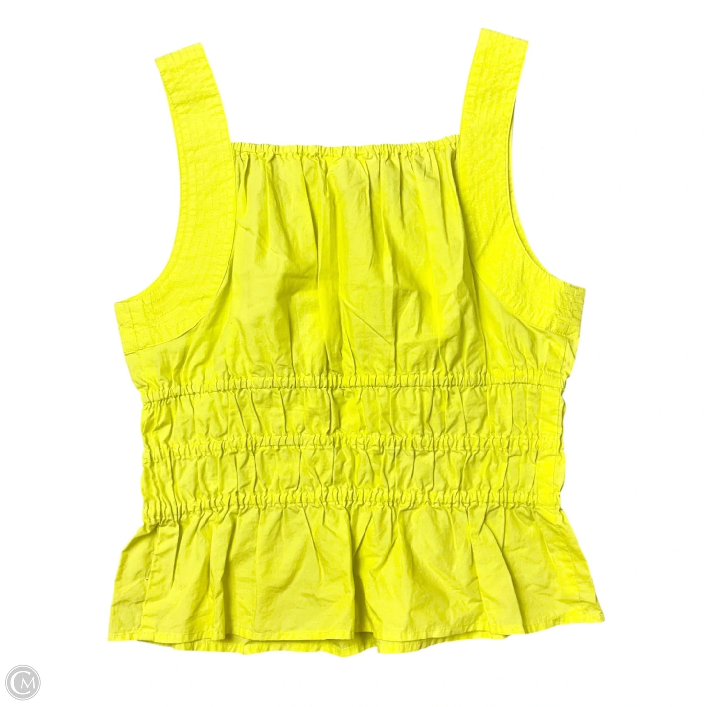 Top Sleeveless By Maeve In Yellow, Size: Xl