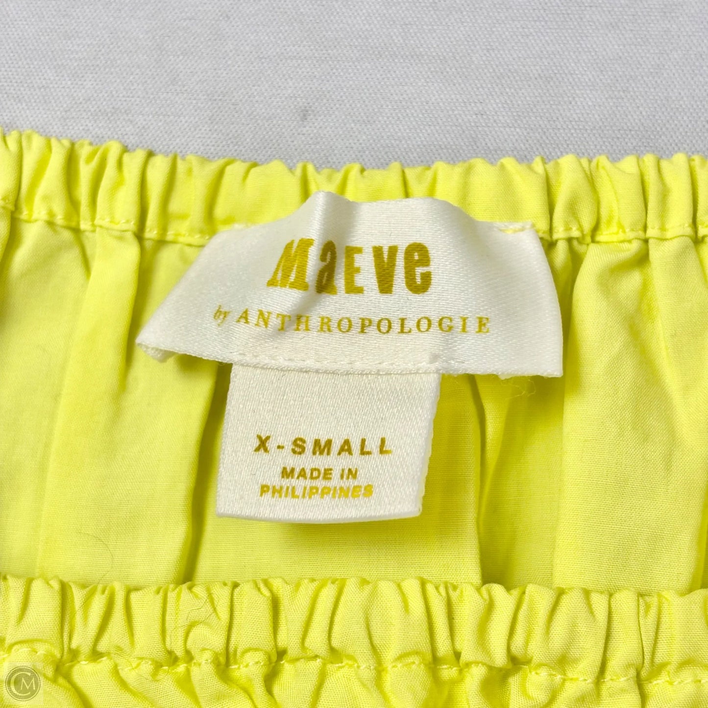 Top Sleeveless By Maeve In Yellow, Size: Xl