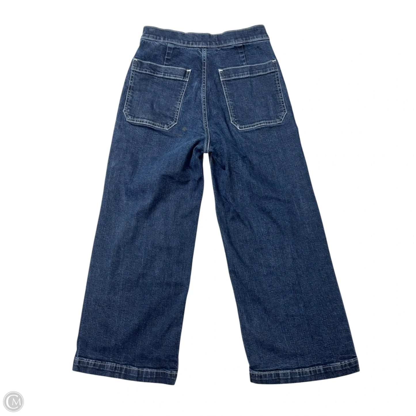 Jeans Wide Leg By J. Crew In Blue Denim, Size: 2