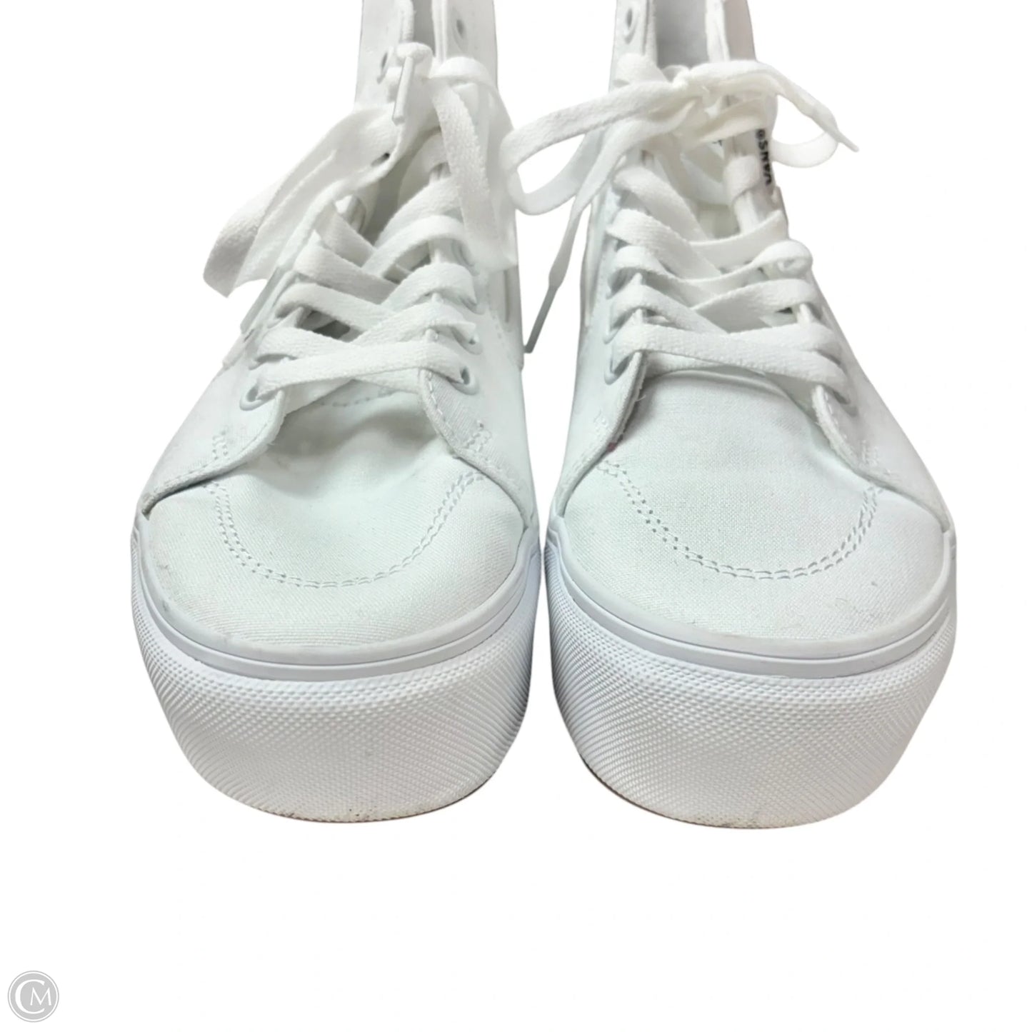 Shoes Sneakers By Vans In White, Size: 7.5