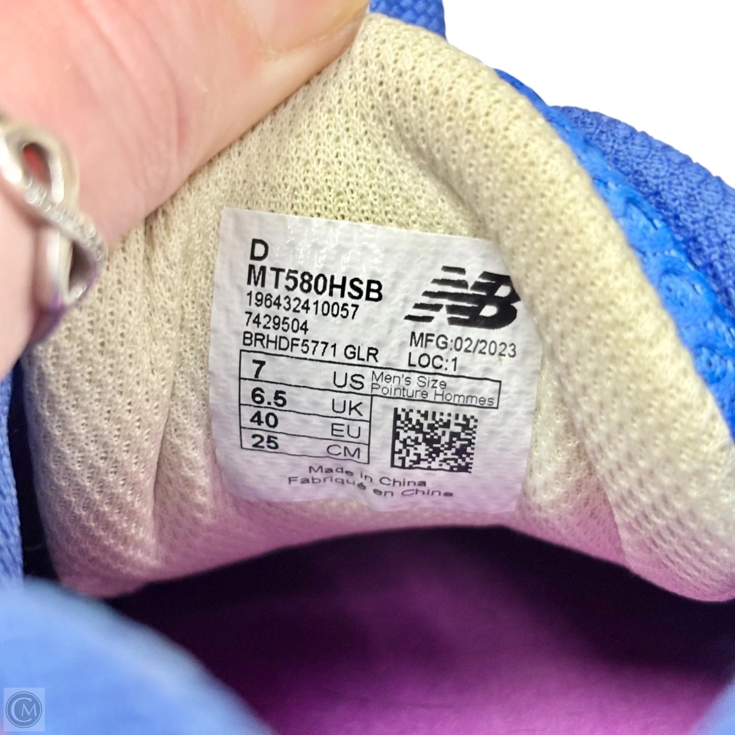 Shoes Athletic By New Balance In Blue, Size: 8.5