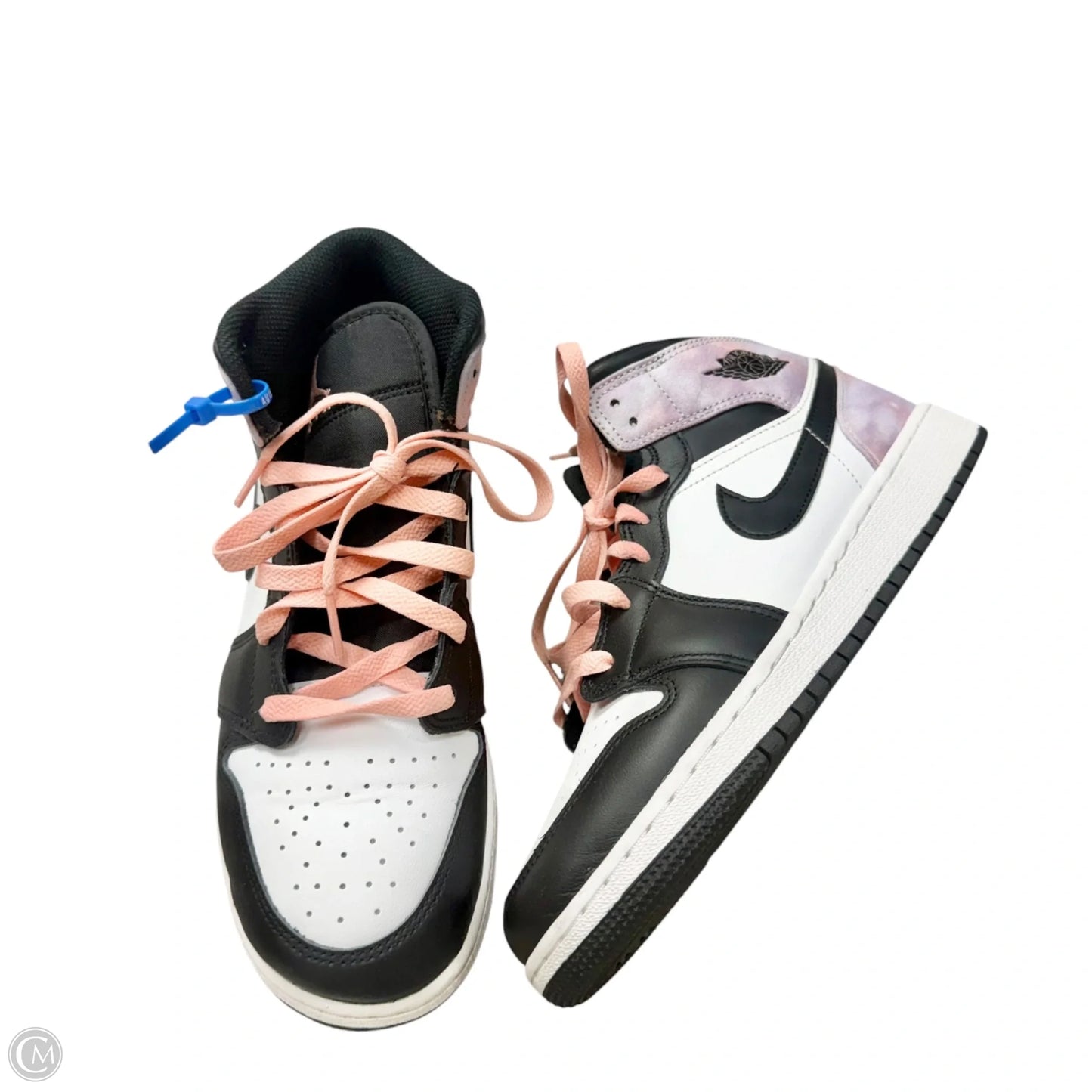 Shoes Luxury Designer By Jordan In Tie Dye Print, Size: 8.5