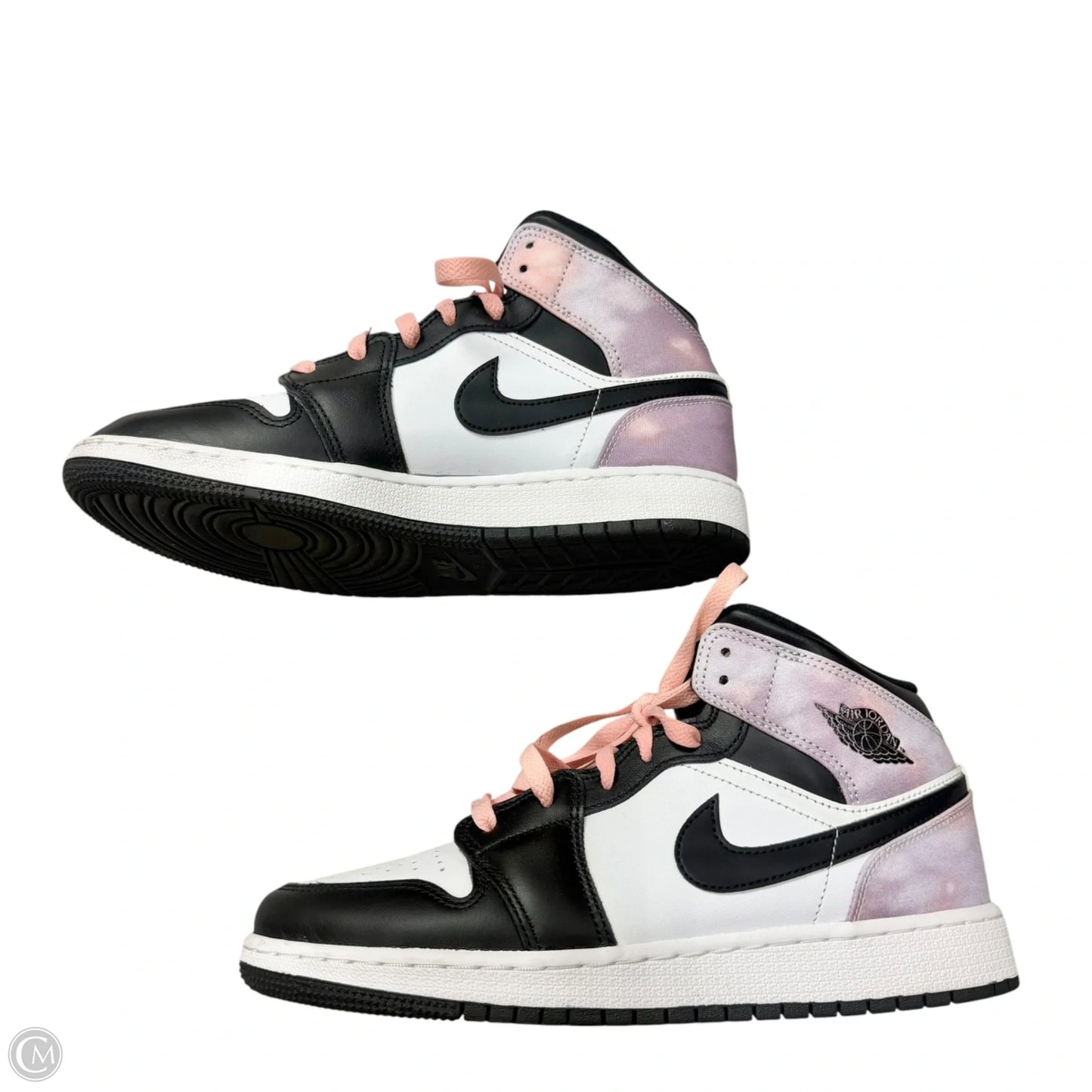 Shoes Luxury Designer By Jordan In Tie Dye Print, Size: 8.5