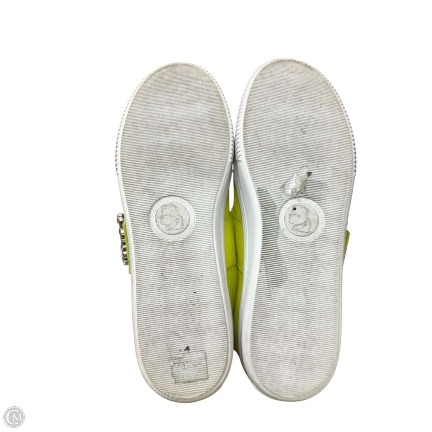 Shoes Designer By Karl Lagerfeld In Green, Size: 9
