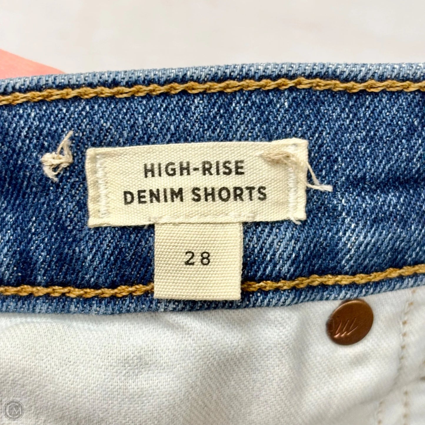 Shorts By Madewell In Blue Denim, Size: 6