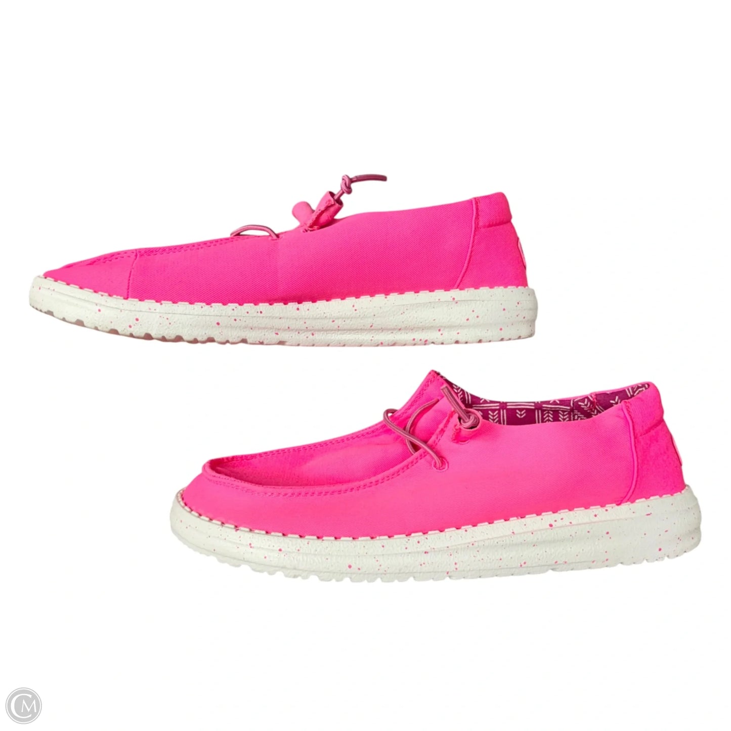 Shoes Flats By Hey Dude In Pink, Size: 8