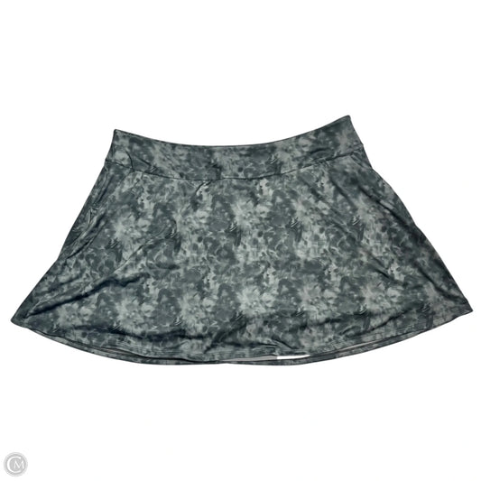 Athletic Skort By Adidas In Tie Dye Print, Size: Xl
