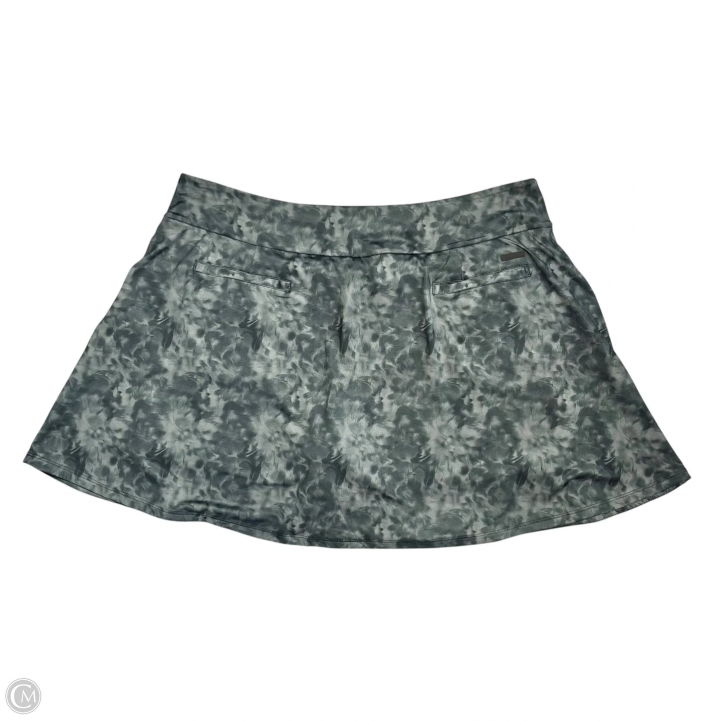 Athletic Skort By Adidas In Tie Dye Print, Size: Xl
