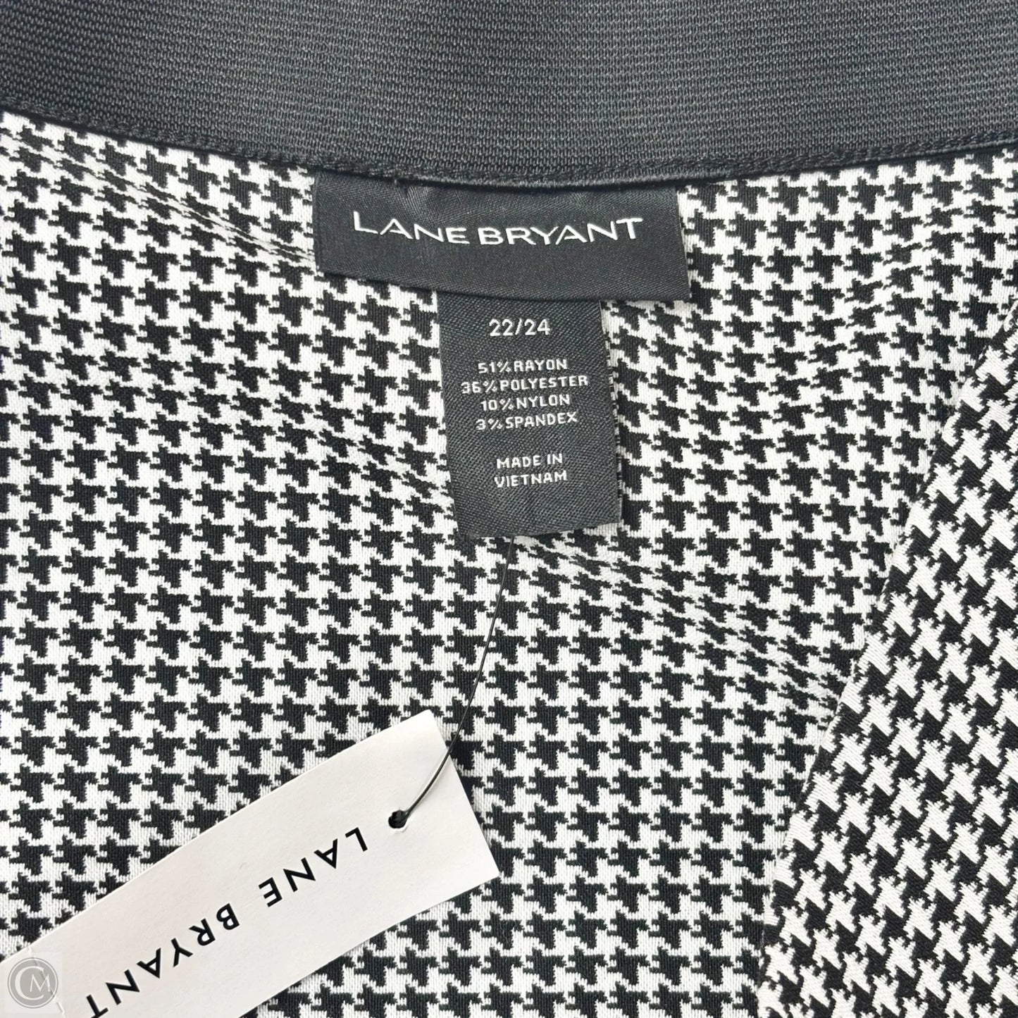 Skirt Mini & Short By Lane Bryant In Black & White, Size: 3x