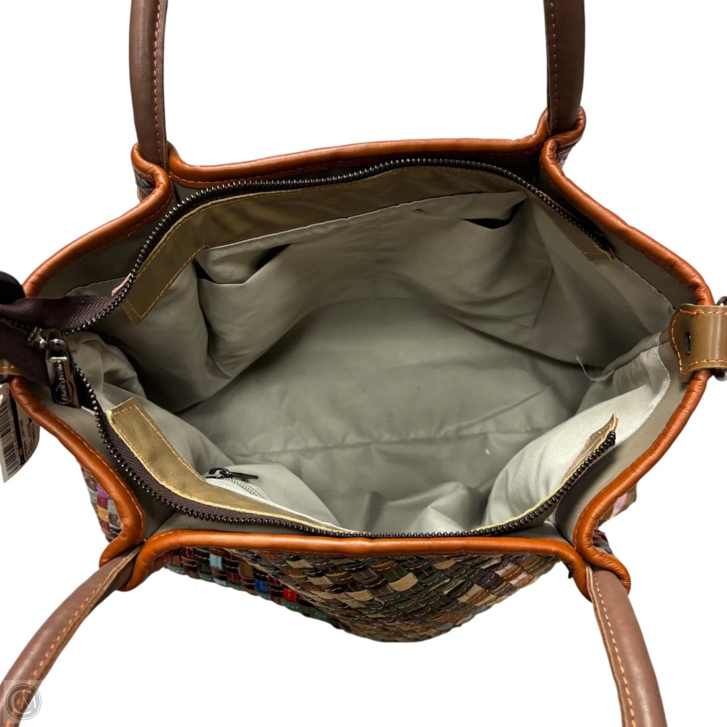 Handbag Leather By Ameri Leather, Size: Medium