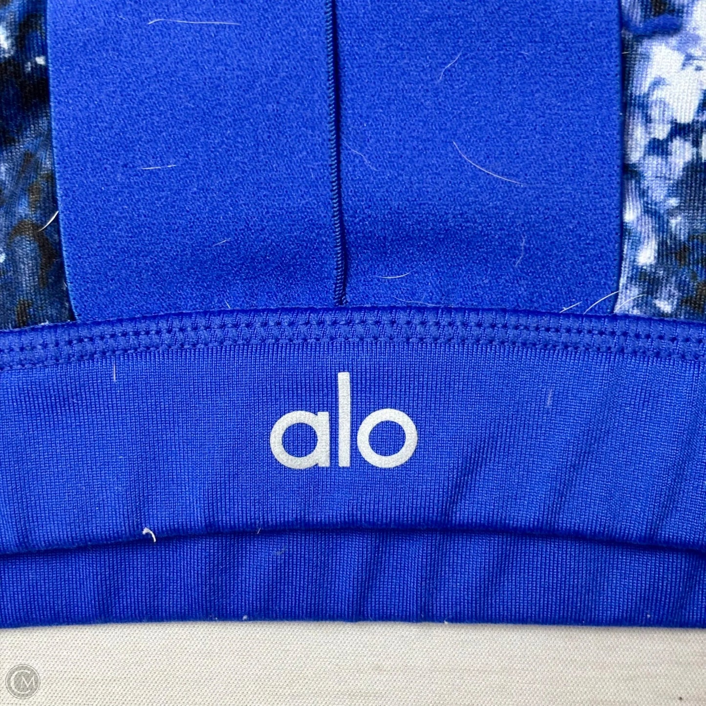 Athletic Bra By Alo In Blue, Size: M