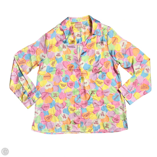 Top Long Sleeve By Show Me Your Mumu In Multi-colored, Size: S