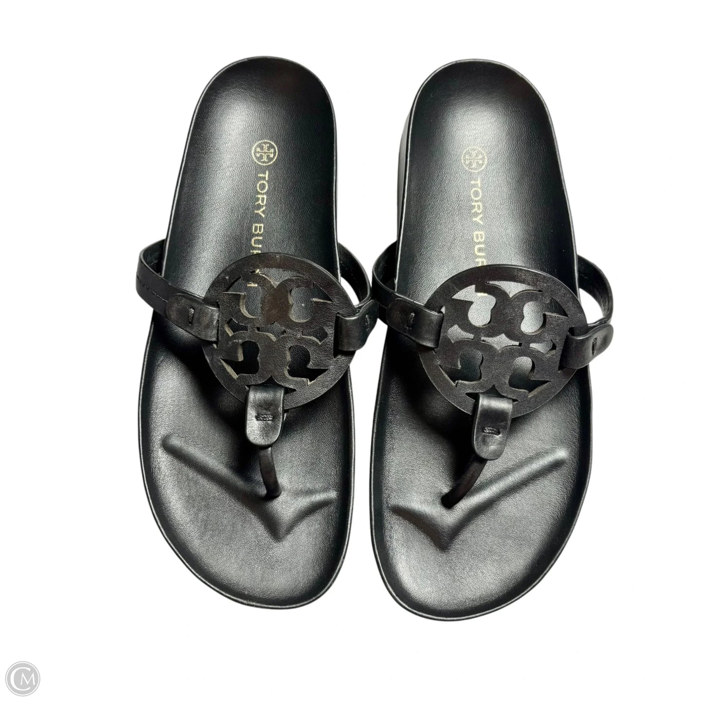 Sandals Designer By Tory Burch In Black, Size: 9