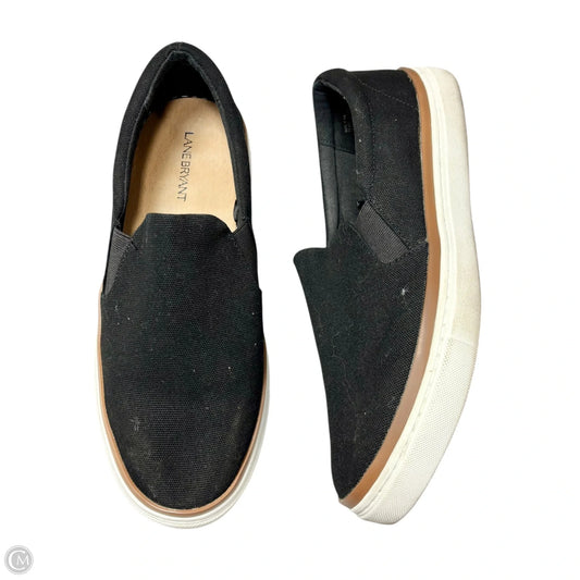 Shoes Flats By Lane Bryant In Black, Size: 9.5