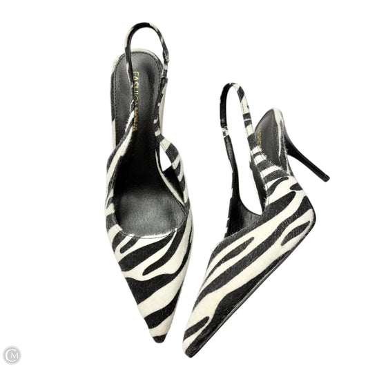 Shoes Heels Kitten By Fashion Nova In Animal Print, Size: 9