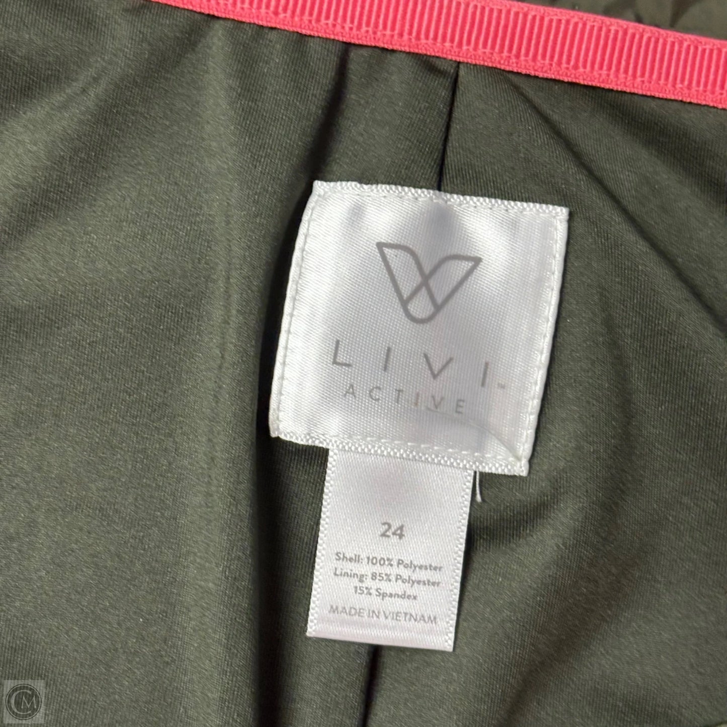 Athletic Jacket By Livi Active In Green, Size: 3x