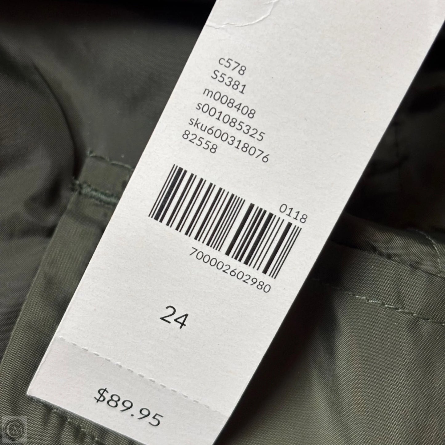 Athletic Jacket By Livi Active In Green, Size: 3x