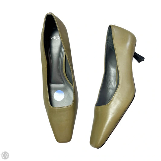 Shoes Heels Kitten By Sarto In Green, Size: 7.5