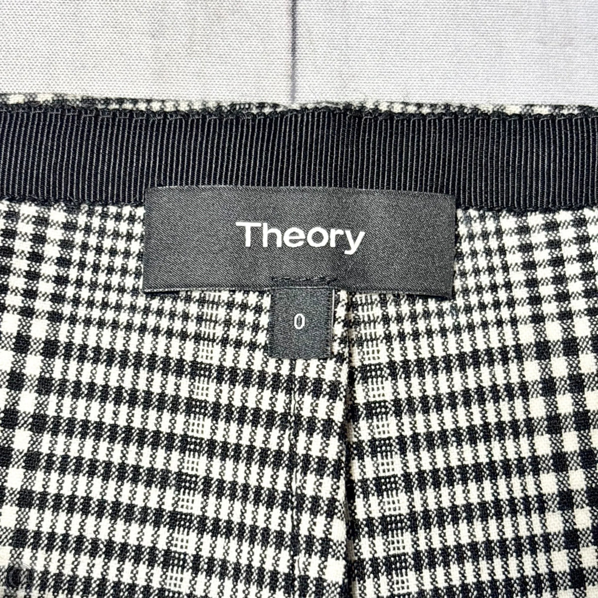 Pants Other By Theory In Checkered Pattern, Size: 0
