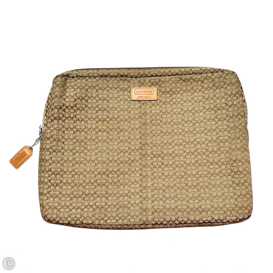 Laptop Bag Designer By Coach, Size: Medium