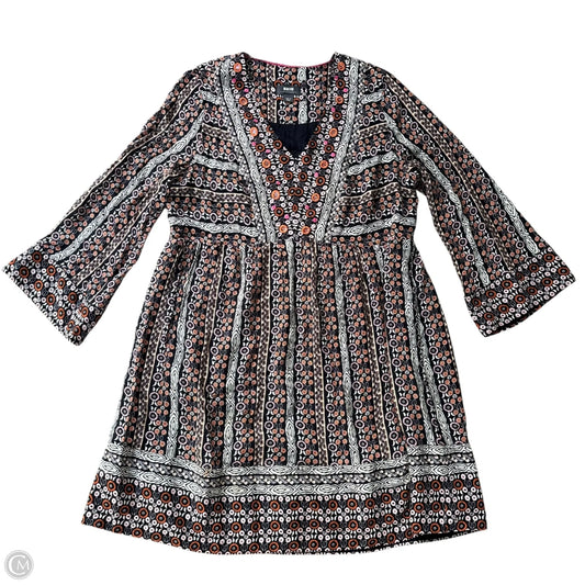 Dress Casual Midi By Maeve In Floral Print, Size: L