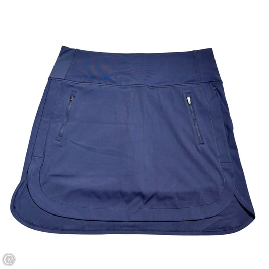 Athletic Skort By Athleta In Navy, Size: 1x