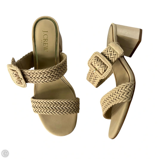 Shoes Heels Wedge By J. Crew In Beige, Size: 6