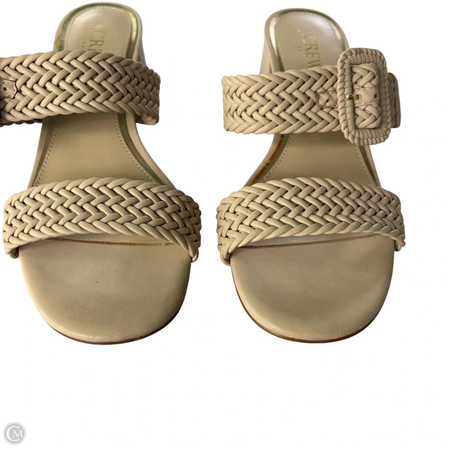 Shoes Heels Wedge By J. Crew In Beige, Size: 6