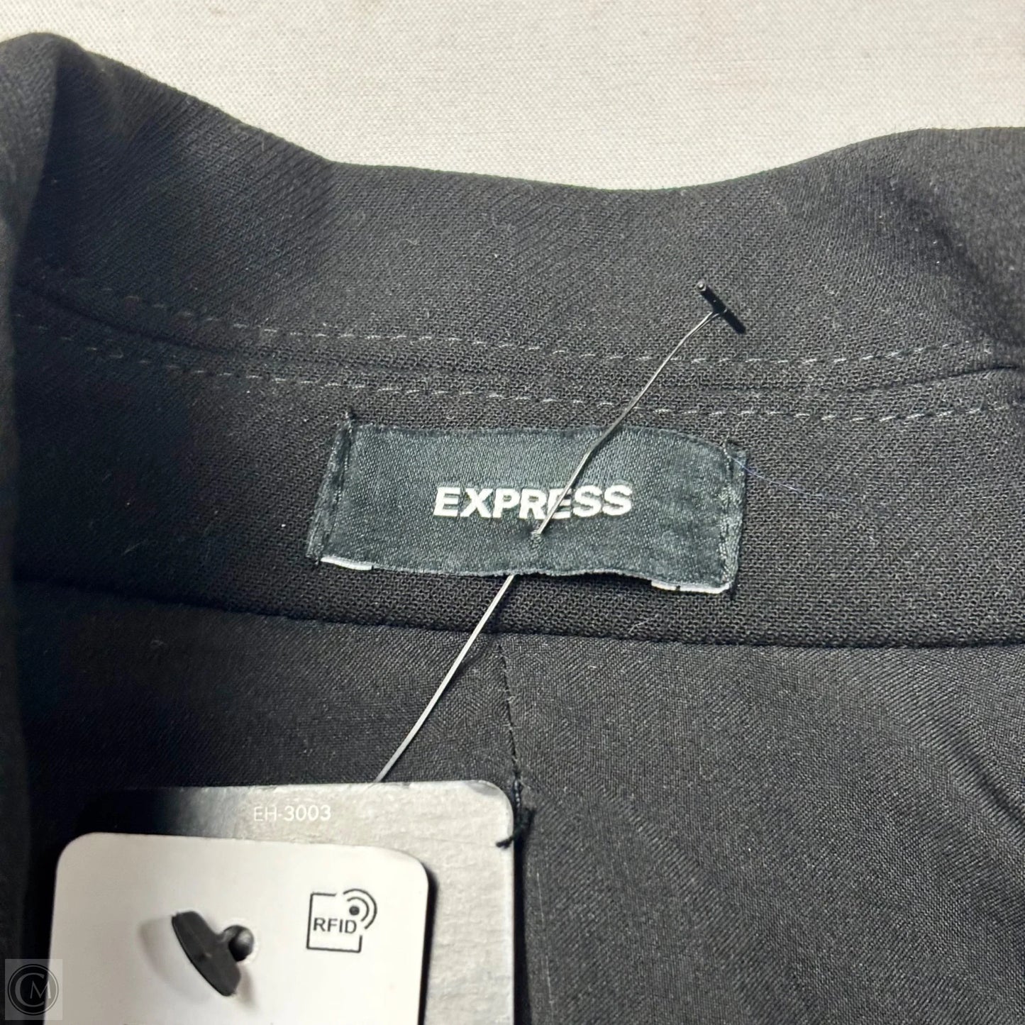 Blazer By Express In Black & Blue, Size: M