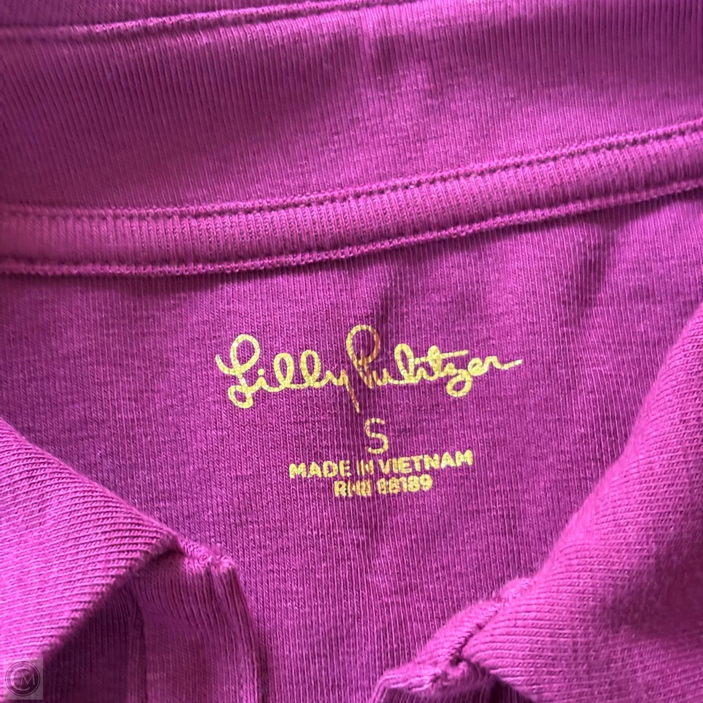 Top Long Sleeve Designer By Lilly Pulitzer In Purple, Size: S